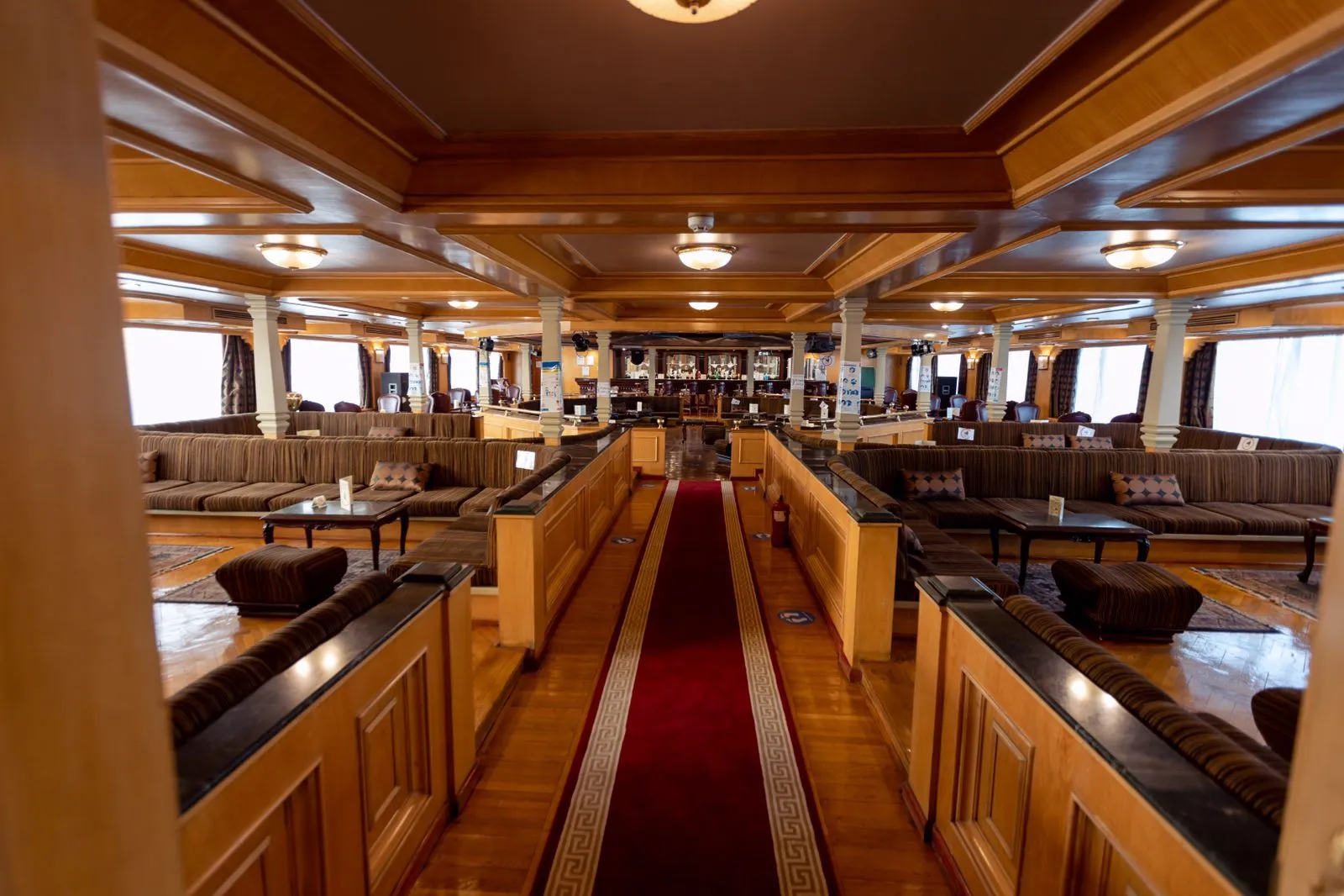 Restaurant aboard the MS King Tut I Nile Cruise Nile cruise